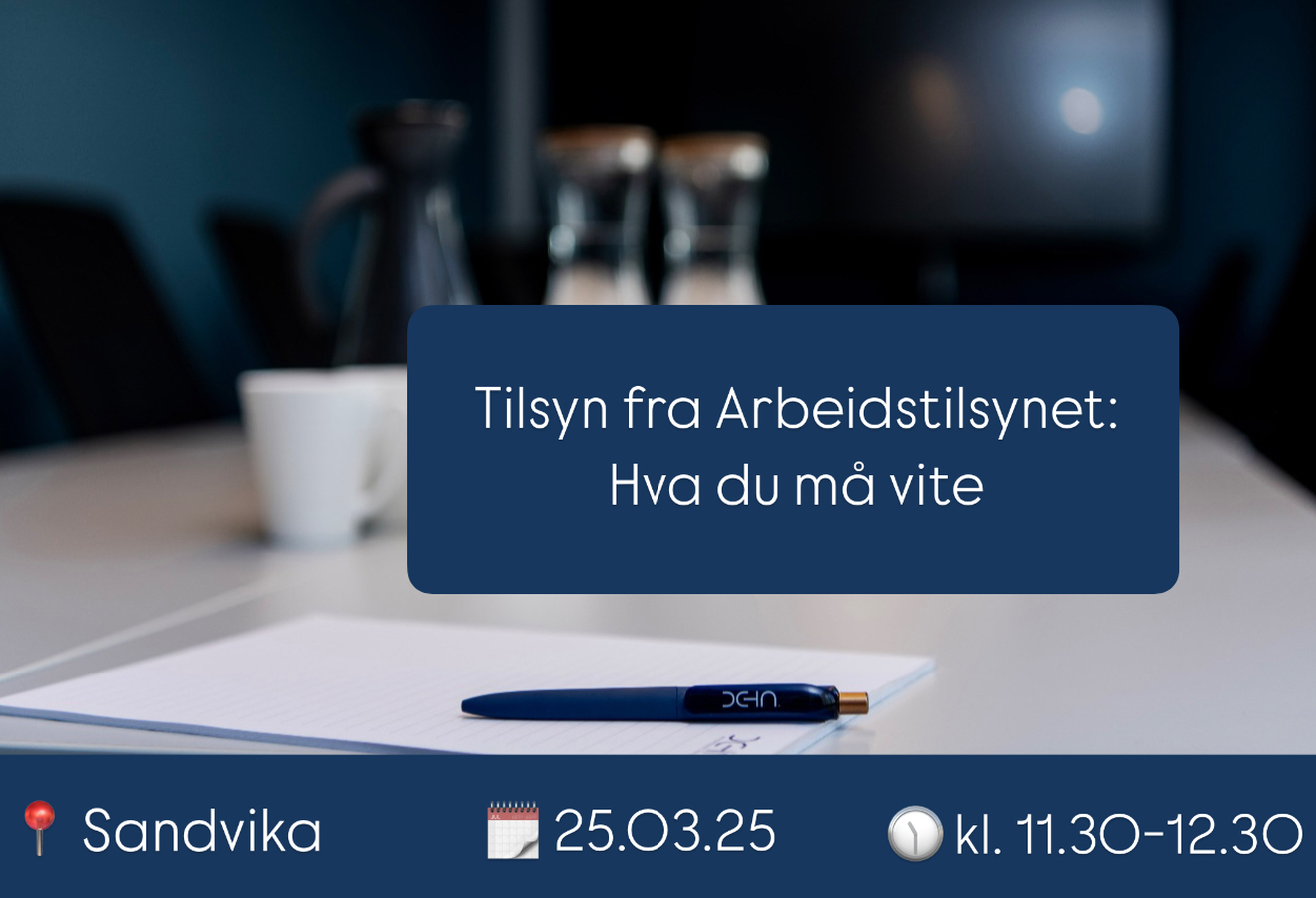 Ta gjerne lunsjen hos Advokatfirmaet Dehn 25.03.!