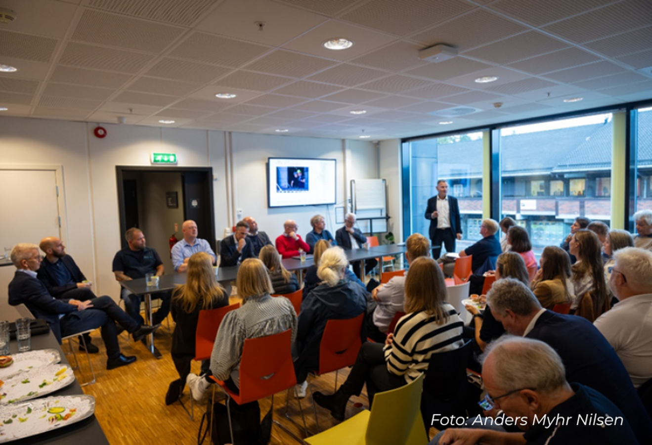 Fra frokostmøtet på Sætre innbyggertorg